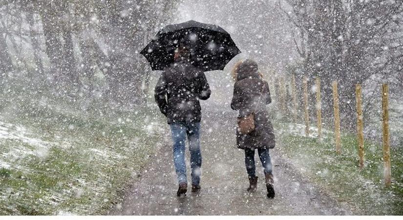 Csapadékot, akár havat is hozhat a holnapi időjárás