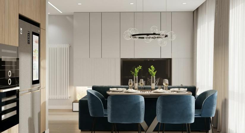 Egy hangulatos kortárs lakás Szentpétervárról - Finom ritmusok harmóniája 75 m²-en