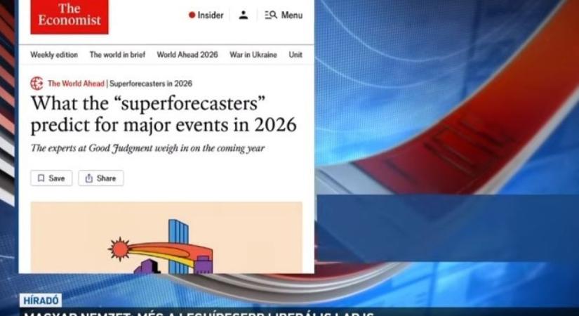 A kormánymédia arra hivatkozik, hogy még egy brit liberális lap szerint is a Fidesz nyeri a választást, de a forrásuk hamis