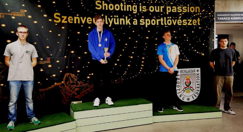 Biczó Barnabás: két országos bajnoki cím sportlövészetben!