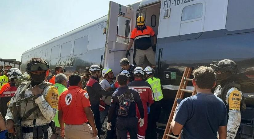 Újabb halálos áldozat: tovább nőtt a mexikói vonatbaleset áldozatainak száma