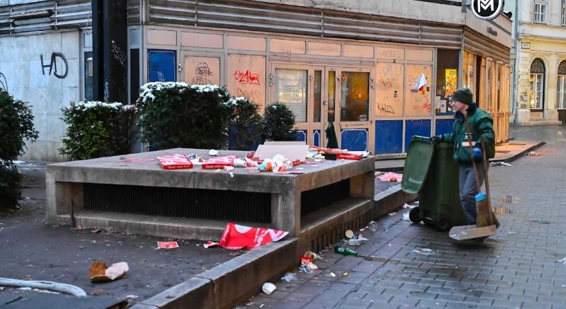 FKF: Jóval kevesebb volt a szilveszteri tűzijátékszemét, mint tavaly