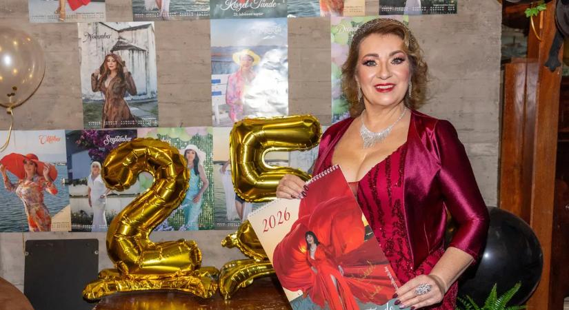 Dögös ruhában köszöntötte a januárt Kiszel Tünde