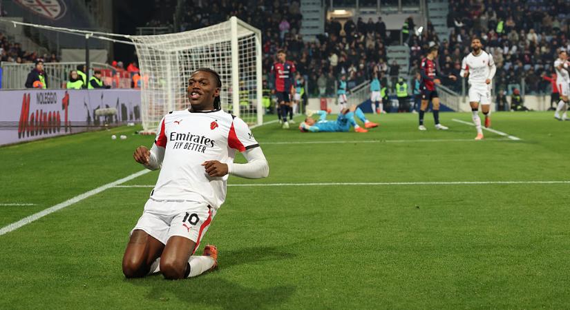 Serie A: Rafael Leao góljával hozta a kötelezőt idegenben az AC Milan – videóval
