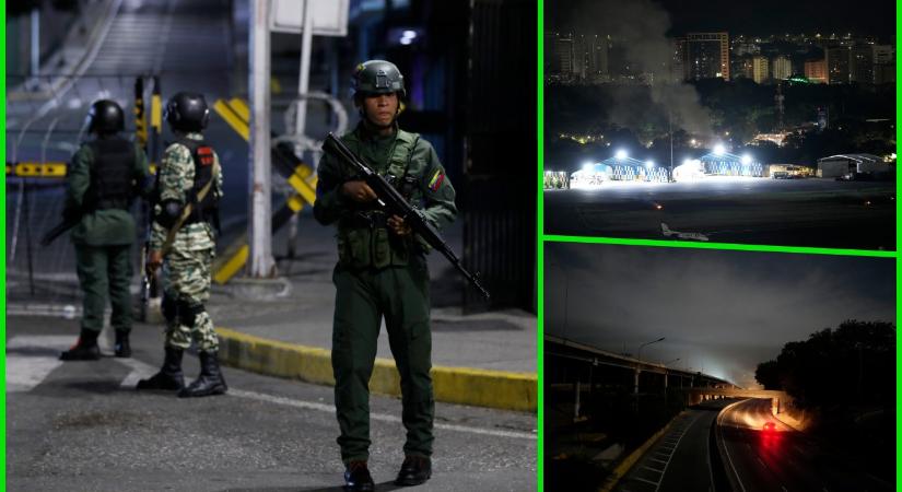 Kitört a háború? Venezuela fővárosából robbanásokat jelentettek