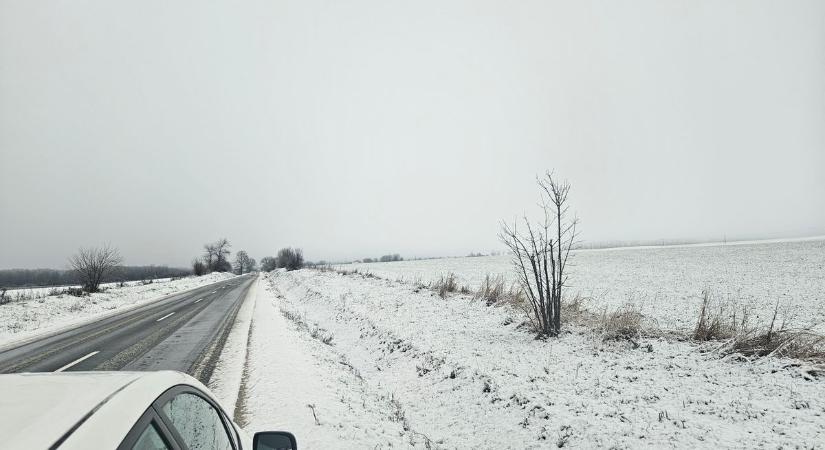 Varázslatos havas táj fogadta a reggel Somogyban ébredőket