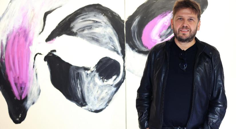 Az emberek közti testi és lelki kapcsolódásokról „beszél” Részegh Botond az önálló kiállításán