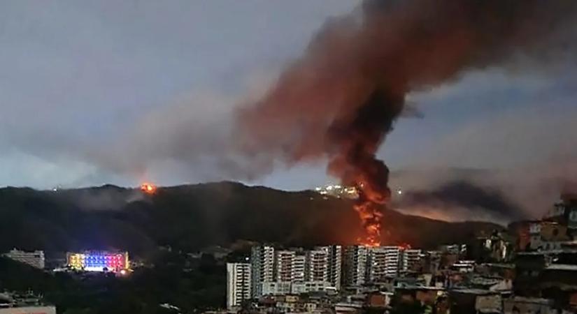 Robbanások, füst, sötétség: elfogták Madurot, Caracas lángokban áll – Felvételeken a venezuelai támadás