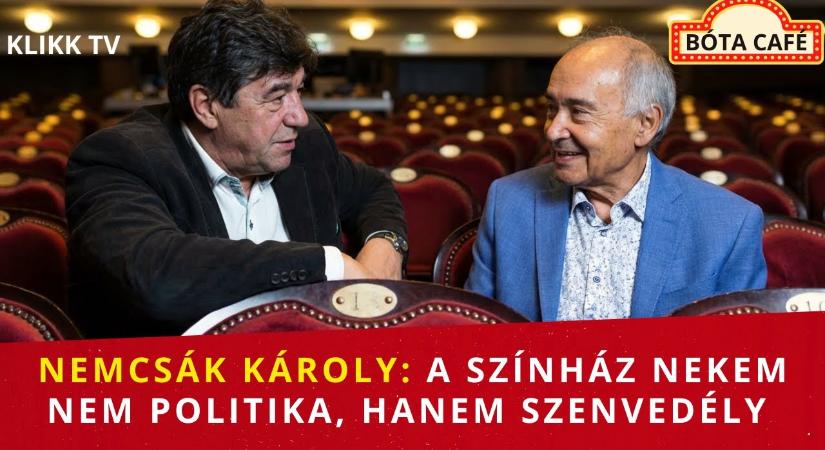 Nemcsák Károly: „A kritikusok kerülik a színházamat, mert jobboldali vagyok”