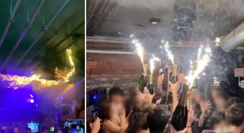 Friss fotók a svájci diszkótűzről