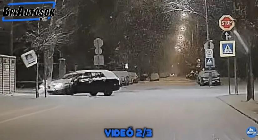 Szánkó az autó mögött, petárda az úton: ünnepi őrületek a közlekedésben – videóval