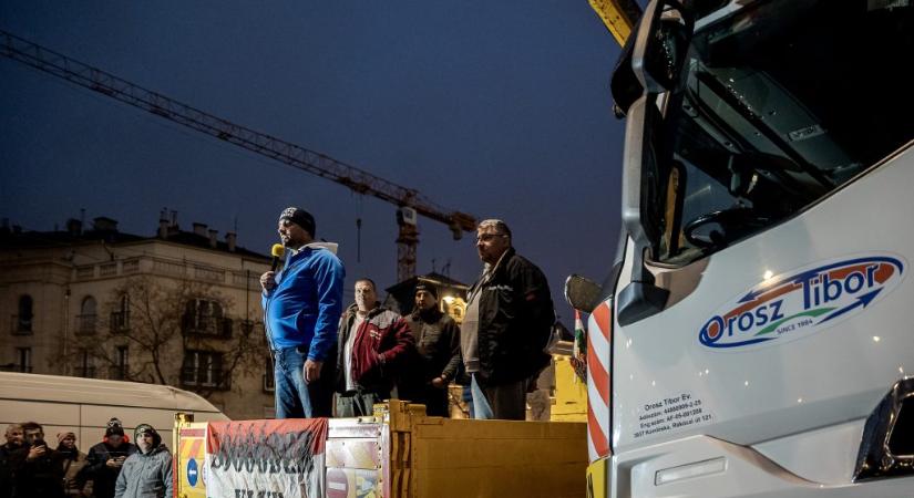 4200 kamion vett részt a decemberi tüntetésen a szervező szerint