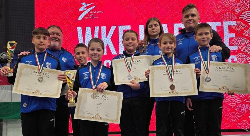 Bajnokokat is ünnepelhetett a barcsi karate szakosztály