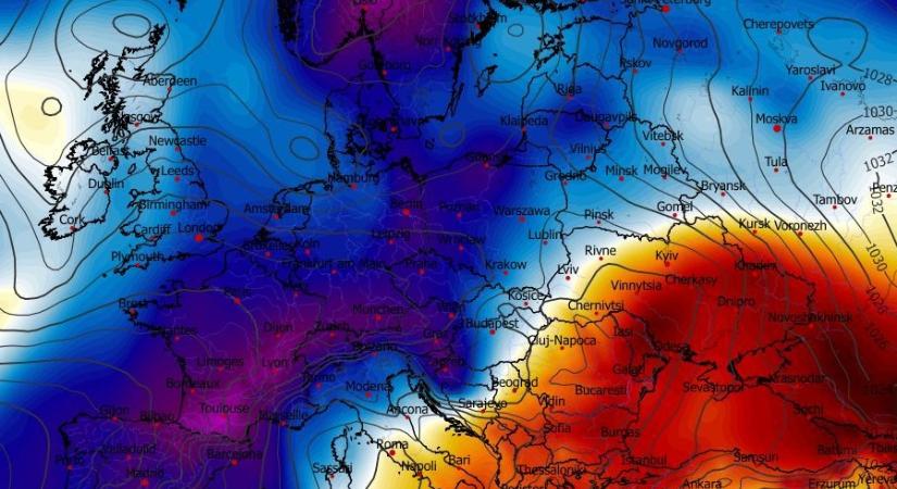 Térképeken mutatjuk, hogyan kerülünk a sarkvidéki hideg fogságába