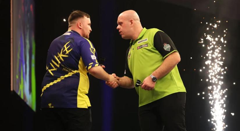 A színpad a tiétek! – Van Gerwen üzent a darts-vb döntője előtt