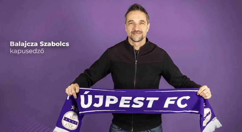 NB I: Balajcza Szabolcs visszatért az Újpest FC-hez – hivatalos