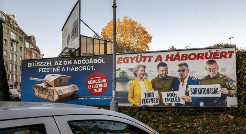 Mosonmagyaróváron a polgármester lépett fel a háborús plakátok ellen