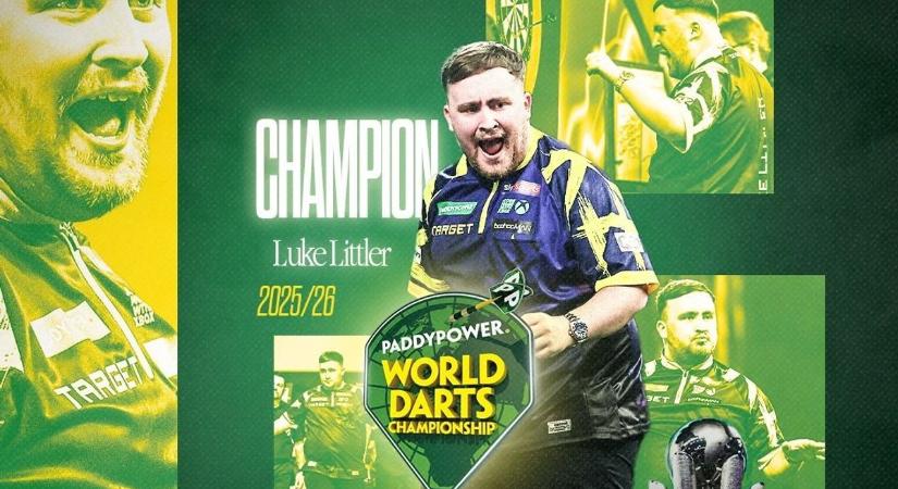 Tizennyolc éves, de már kétszeres világbajnok Luke Littler