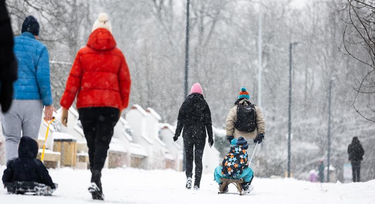 Folytatódik a télies időjárás, újabb havazásra lehet számítani