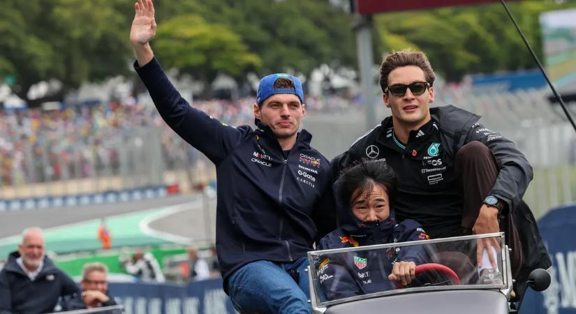 Verstappen a Mercedesnél? Russell megszólalt a pletykáról