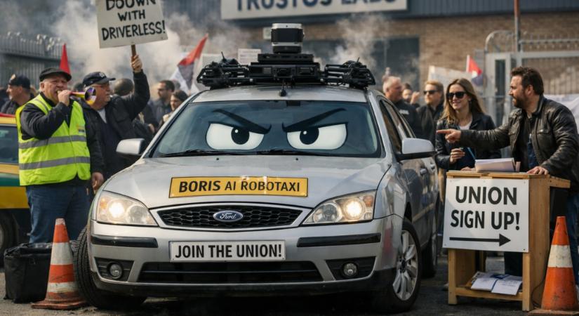 BORIS a tüntetésen, avagy autósforradalom a kulisszák mögött