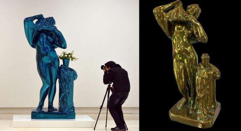 Zsolnay-szobrot másolhatott a világ egyik legismertebb képzőművésze?