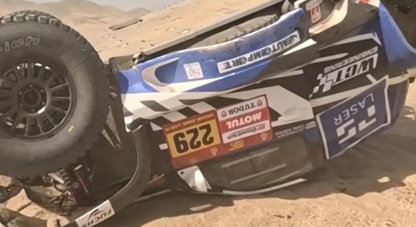 „Hogy lehetek ilyen hülye?” – már a Dakar nulladik napján borultak