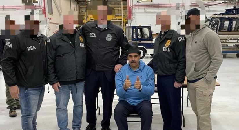 Nicolás Maduro bilincsben lájkol – fotó, videó