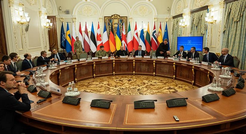 Ukrajna és európai szövetségesei Kijevben tárgyaltak az USA szorgalmazta béketervről