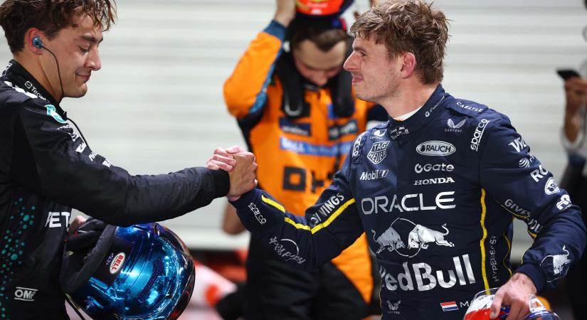 Russell: Nem aggódom, hogy Verstappen elveszi a helyem a Mercedesnél