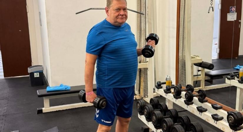 Újévi fogadalom: Hajdúszoboszló polgármestere elkezdett gyúrni