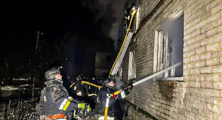 Drónokkal támadták az éjjel Harkiv megyét