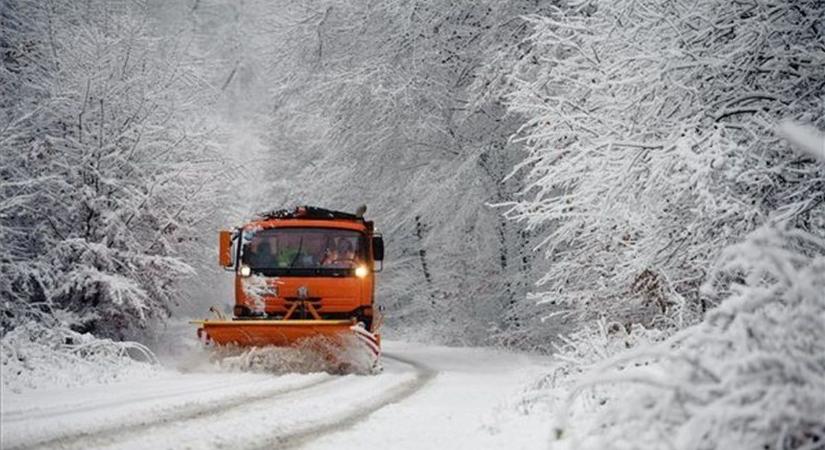Vészjelzés: a Bakony térségében hófúvások is kialakulhatnak!