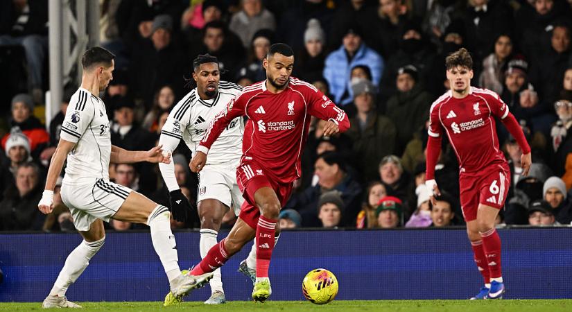 PL: az utolsó pillanatban vesztett pontokat a Liverpool a Fulham ellen – videóval