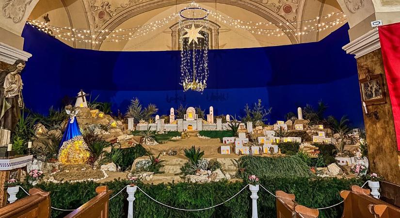 Már nem látható a különleges cibakházi betlehem – galériával