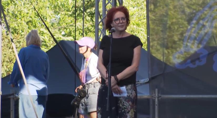 Hernádi Judit egyik legnagyobb 2025-ös élménye, hogy beszédet mondhatott a Pride-on