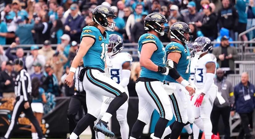 Kiütéses győzelmével a Jacksonville végzett az AFC Dél élén – videó