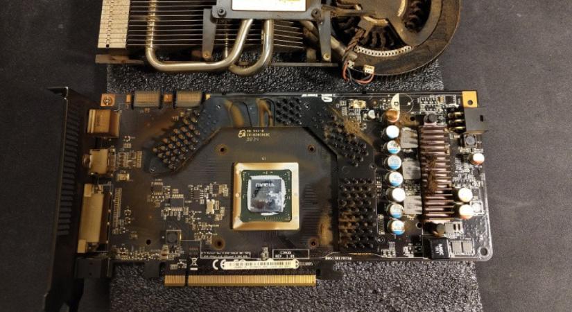 „Még soha nem láttam ilyen rossz állapotú videókártyát”