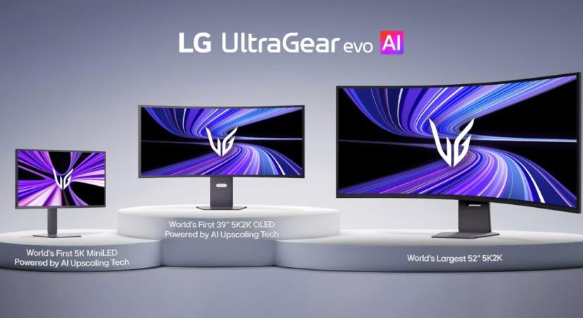 Az LG bemutatja az UltraGear evo -t, amely a világ első 5K AI felskálázási technológiájával definiálja újra az 5K gaminget