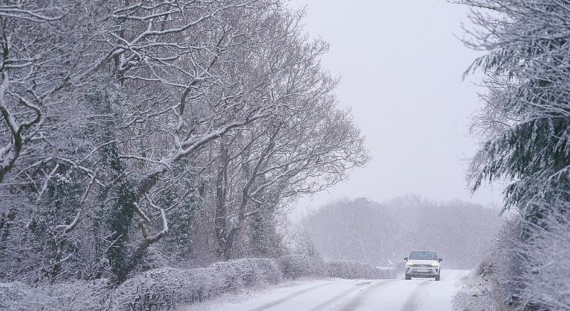 Már megérkezett a hó Magyarországra, mutatjuk, merre jár