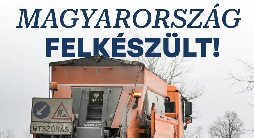Hókáosz fenyeget: az állam teljes készültségben