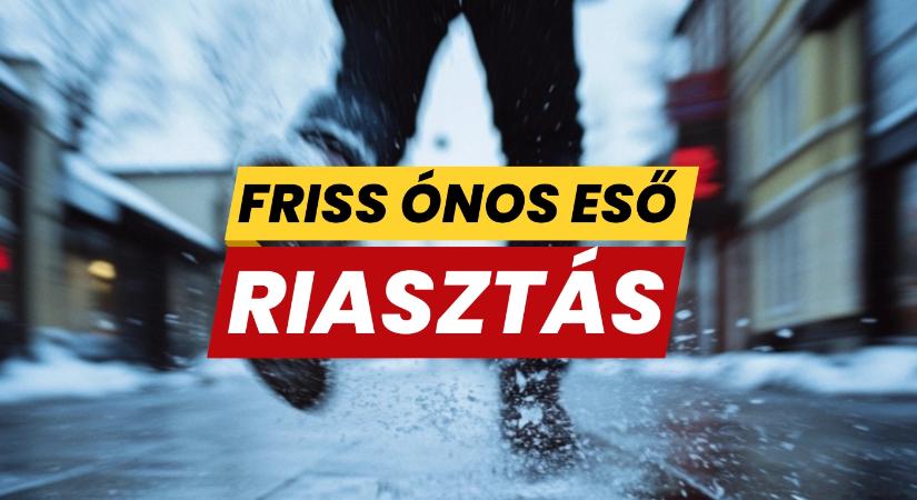 Narancs riasztás ónos eső miatt: Békés, Hajdú-Bihar és Szabolcs vármegyében lesz a legveszélyesebb az időjárás