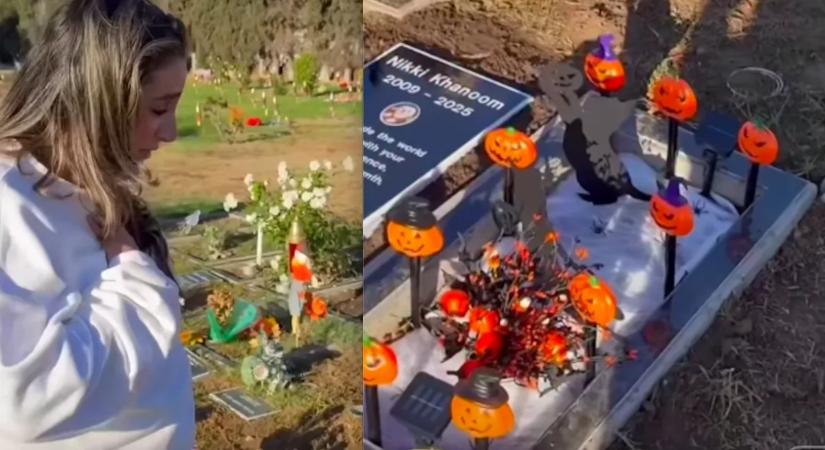 A sírjánál gyászolja halott cicáját a nő: ami ezután történik, mindent megváltoztat