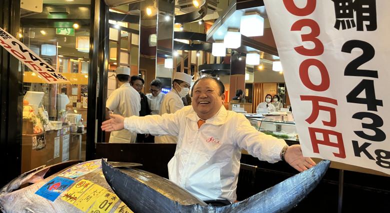 Rekord az árverésen: Közel hárommillió euróért adtak el egy halat (VIDEÓ)