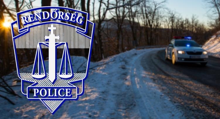 Téli időjárás: fokozott óvatosságra inti a rendőrség a közlekedőket