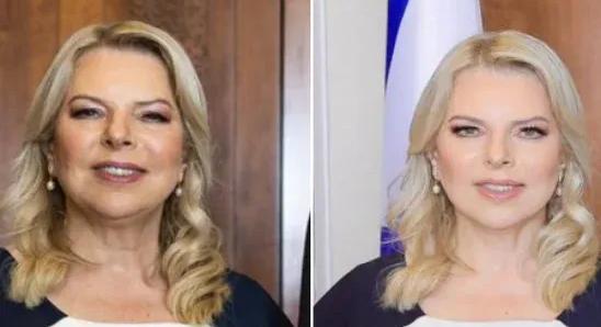 Netanjahu felesége addig retusáltatta a hivatalos képeit, hogy az már a fotósnak is sok volt