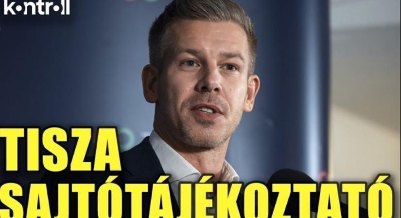 ÉLŐ: Magyar Péter évnyitó sajtótájékoztatója