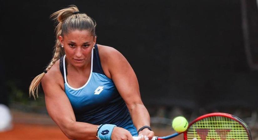 A kaposvári születésű teniszezőnek fájdalmasan korán ért véget az évnyitó versenye