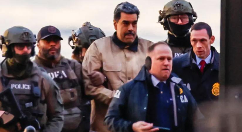 Helikopterrel és páncélos járművekkel szállítptták bíróságra New Yorkban Nicolás Madurót