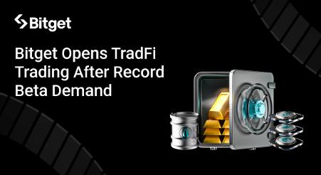 A Bitget minden felhasználó számára megnyitja a TradFi kereskedést a rekordot döntő béta iránti kereslet után